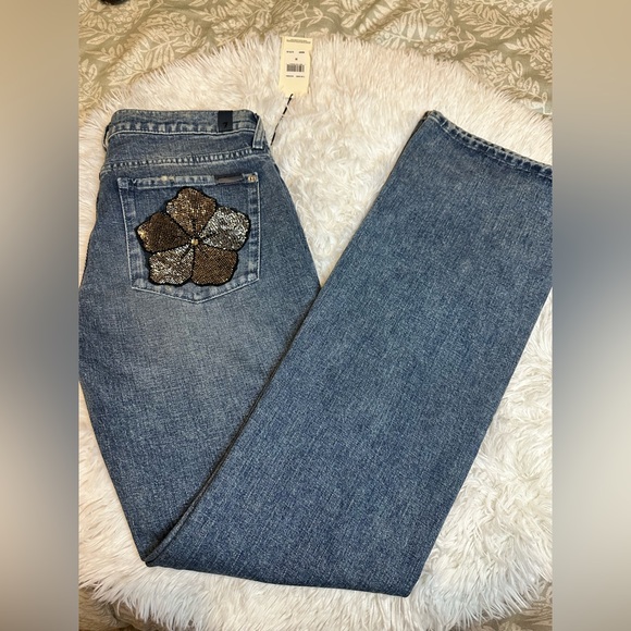NWT! 7 FOR ALL MANKIND BOOTCUT JEANS - Picture 2 of 13
